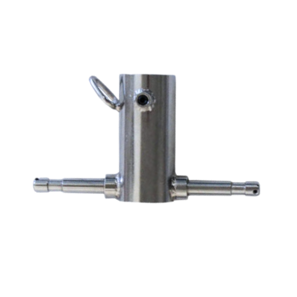 Norms Studio - Menace Arm Pipe Adapter to Dual 5/8" Baby Pins [BAM-PVRBX-112] - Heavy-Duty Cinema Grip Equipment