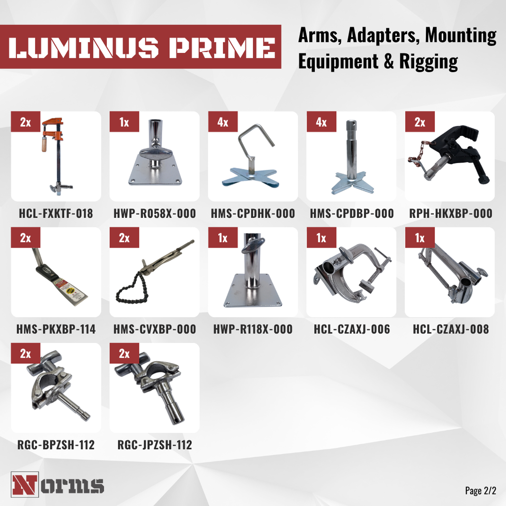 Luminus Prime Product Grid page 3