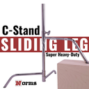 Norms Studio C-Stand Super Heavy-Duty Sliding Leg Base, Chrome image
