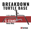 Norms Studio C-Stand Breakdown Turtle Base Heavy-Duty Pro Chrome Showcase image