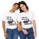 How To Piss Off Grips – Funny C-Stand Sandbag Shirt for Film Crew - Norms Studio - Female Models T-shirt image