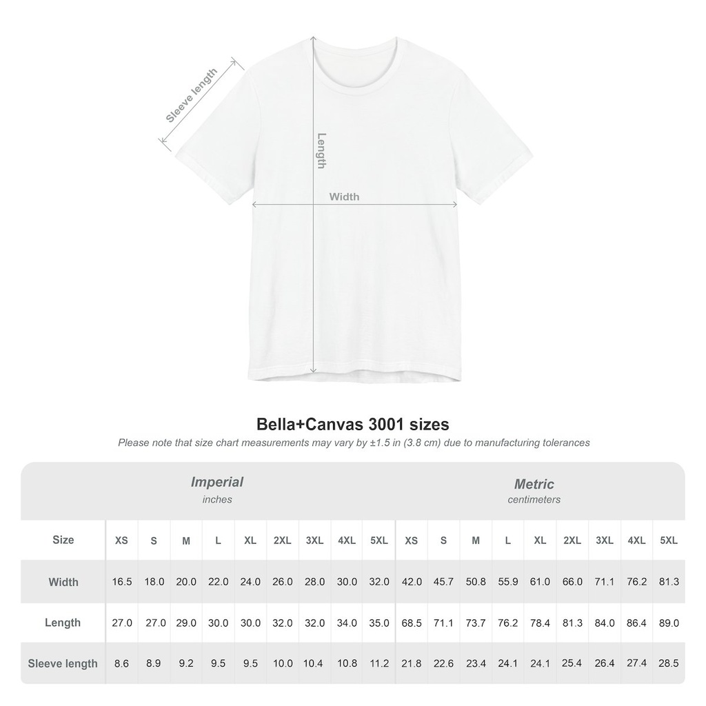 "Key Grip" Bold Typography Tee | Official Film Crew Uniform – Norms Studio - Size Chart Guide Image