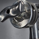 Big Grip Head v3 Polished Cast Aluminum Side Angle View