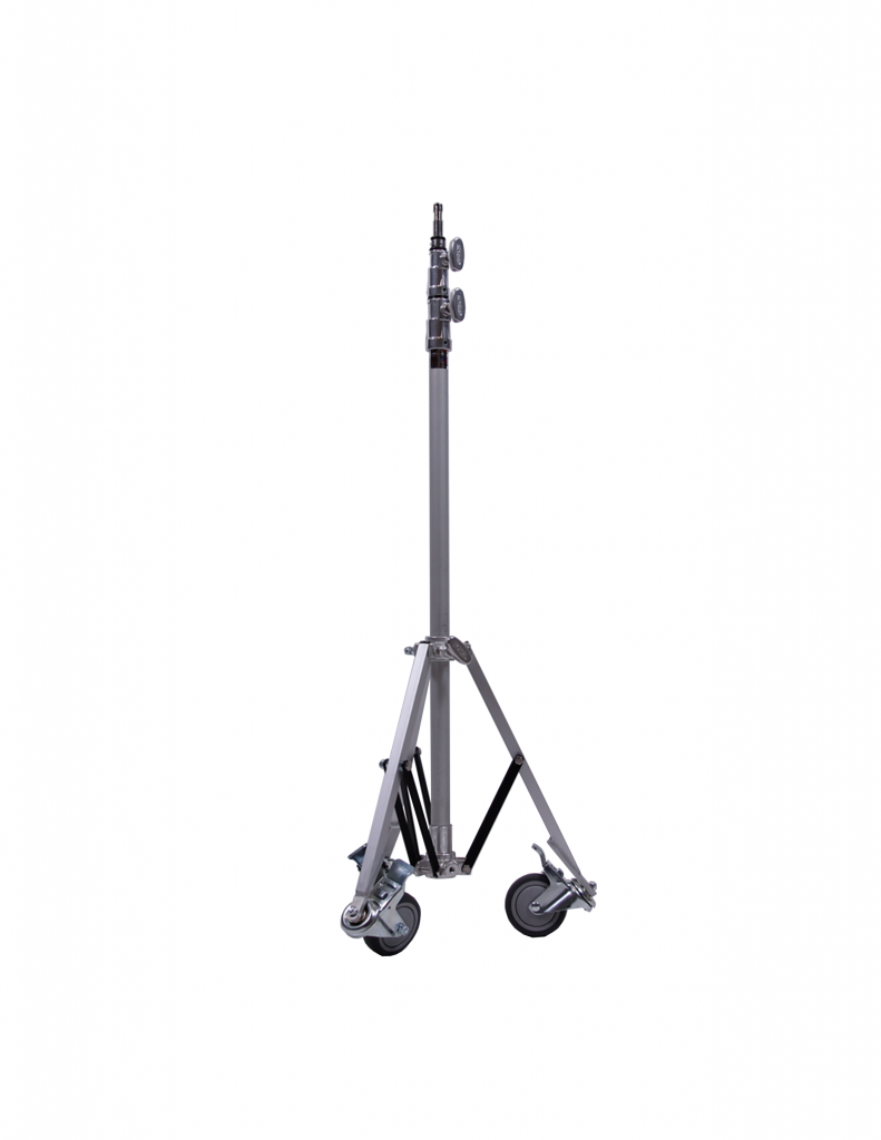 Norms Studio - Baby Roller Stand 2R Aluminum - 3/4" Leg [GST-LACRX-2R3] - Heavy-Duty Cinema Grip Equipment