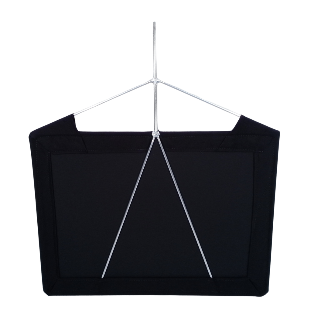 Black Solid Meat Axe Flag