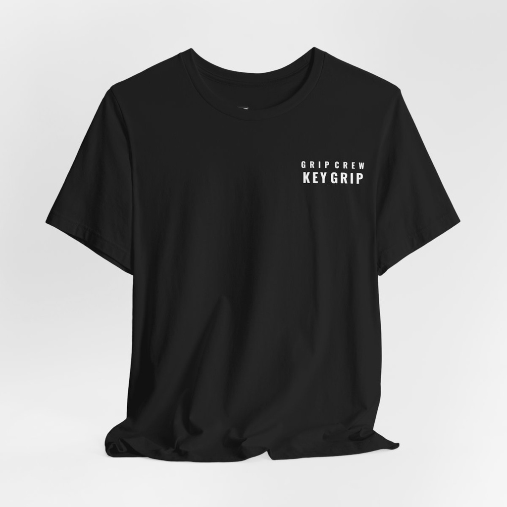 "Key Grip" Bold Typography Tee