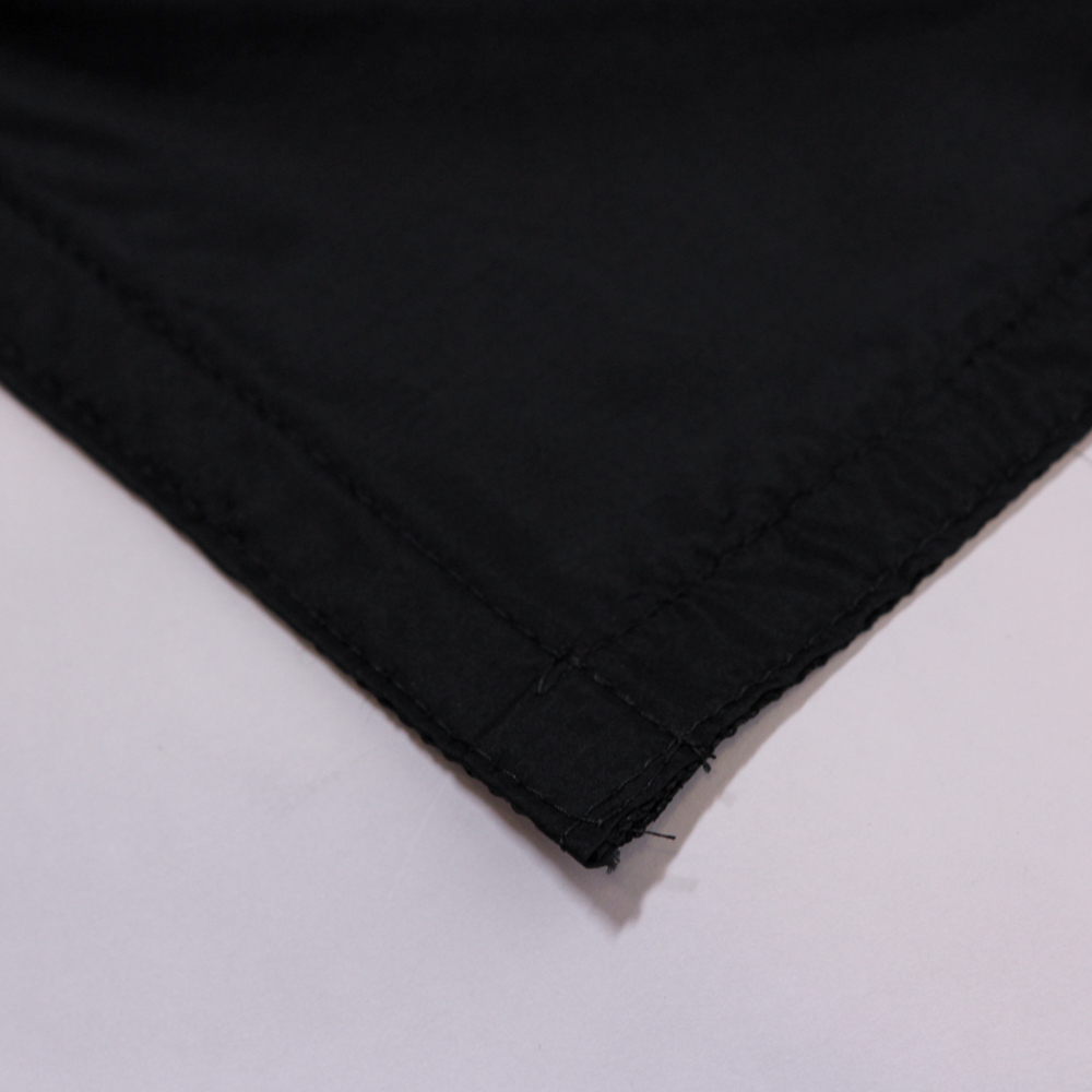 Black 1/2 Silk Rag