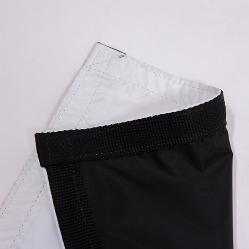 [LRG-1212A-C00] Black and White Claycoat Rag