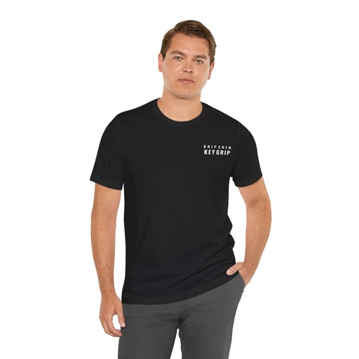 "Key Grip" Bold Typography Tee | Official Film Crew Uniform – Norms Studio