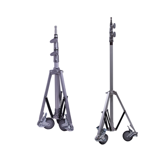 Baby Roller Stand 2R Aluminum - 3/4" Leg