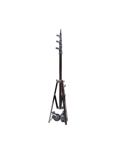[GST-LSVHH-3R3] Hefty Baby Roller Stand 3R with Leveling Leg Steel - 3/4" Leg