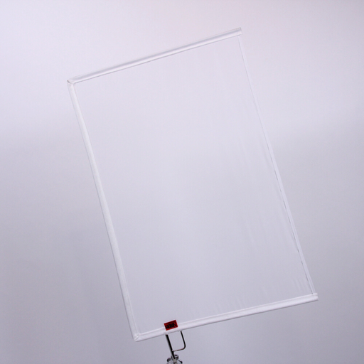 White 1/4 Silk Frame