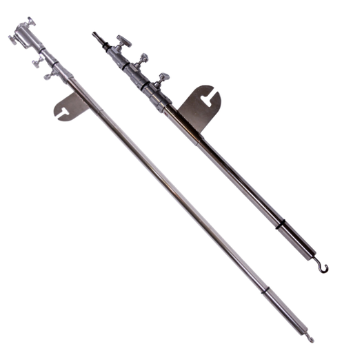 [BAB-BZAEX-20R] Heavy-Duty Telescoping Boom Arm with Junior/Baby Combo Mount (6.5' - 14')