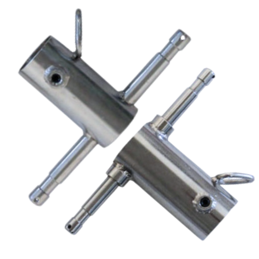 [BAM-PVRBX-112] Menace Arm Pipe Adapter to Dual 5/8" Baby Pins