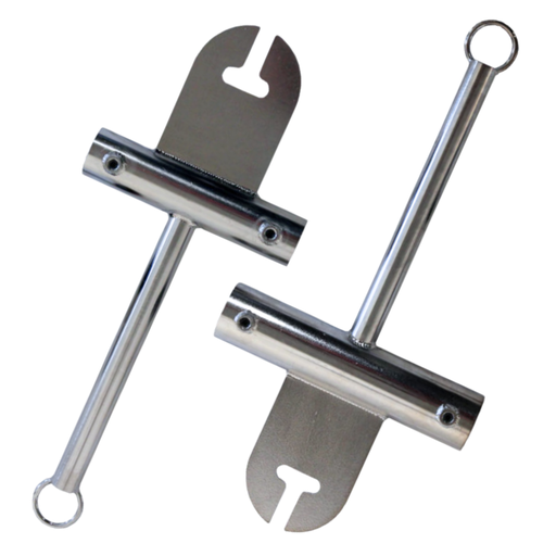 [BAM-SVREX-112] Menace Arm Center Ear Post Pipe Slider for 1-1/2" Schedule 40 Pipe